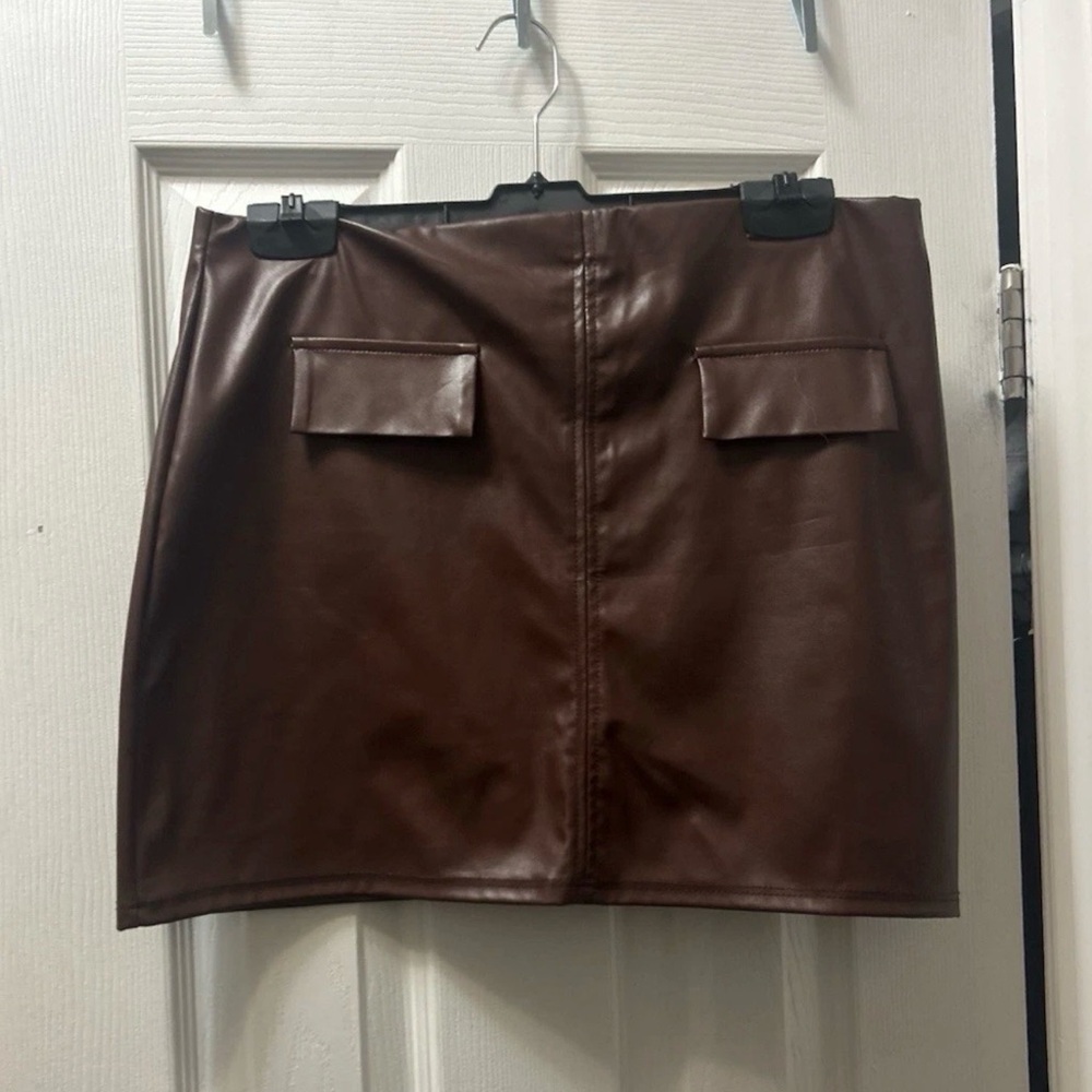 ASOS Chocolate Brown Mini Skirt